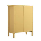 Oakham Small Sideboard with Drawer, Rattan Yellow