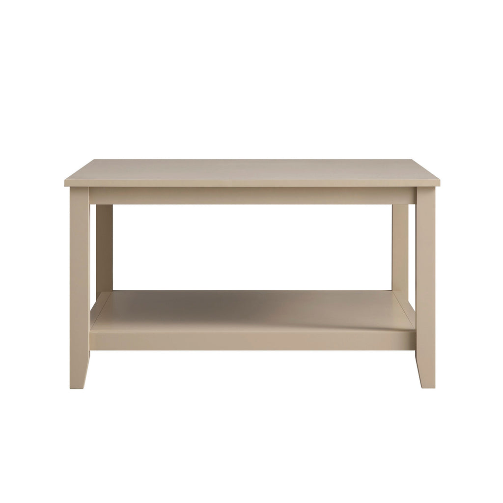 Oakham 80cm Square Coffee Table, Deep Greige