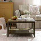 Oakham 80cm Square Coffee Table, Olive Grove