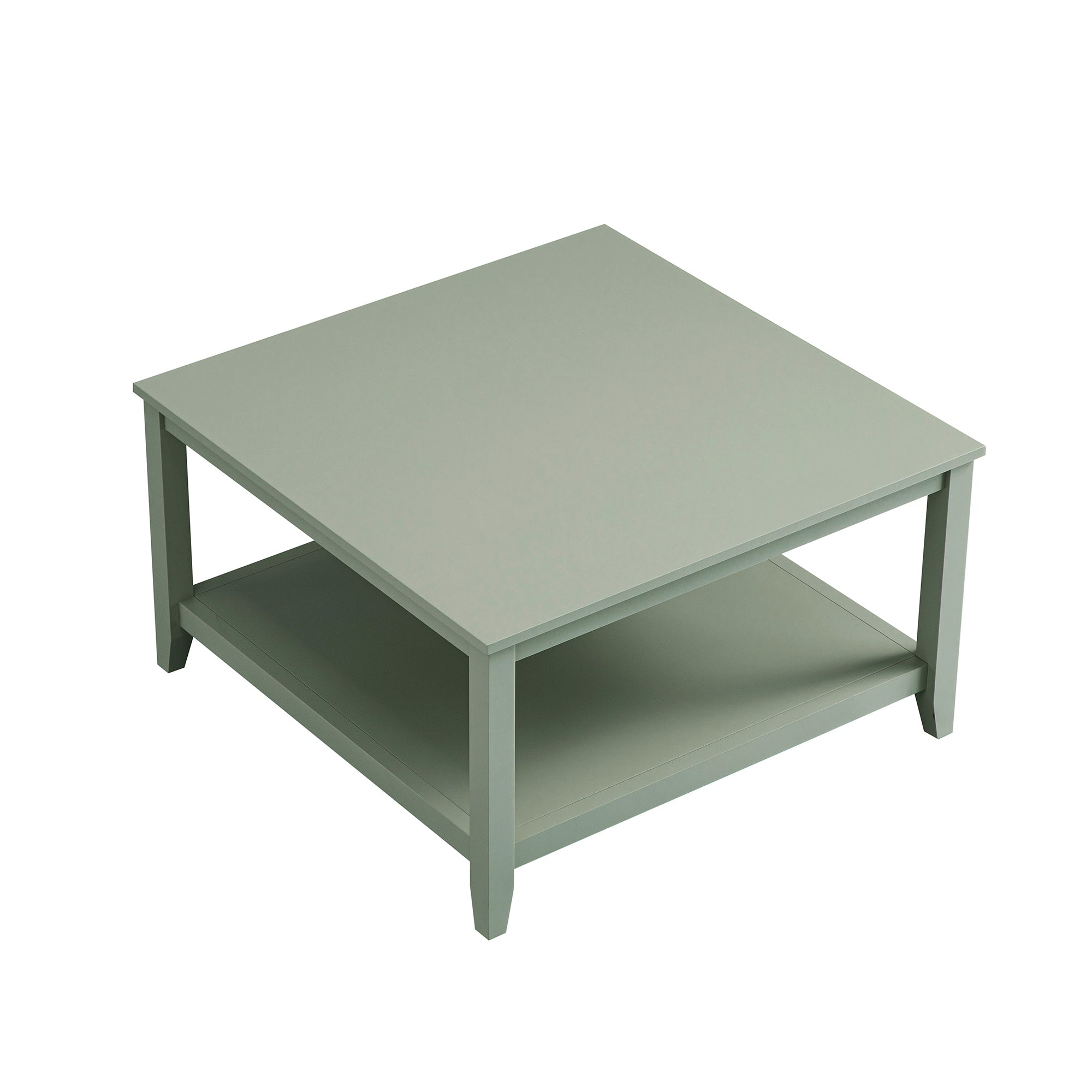 Oakham 80cm Square Coffee Table, Desert Sage