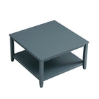 Oakham 80cm Square Coffee Table, Stormy Blue