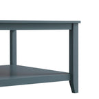 Oakham 80cm Square Coffee Table, Stormy Blue