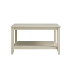 Oakham 80cm Square Coffee Table, Shaded White