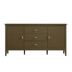 Oakham Wide Sideboard with Drawers, Olive Grove