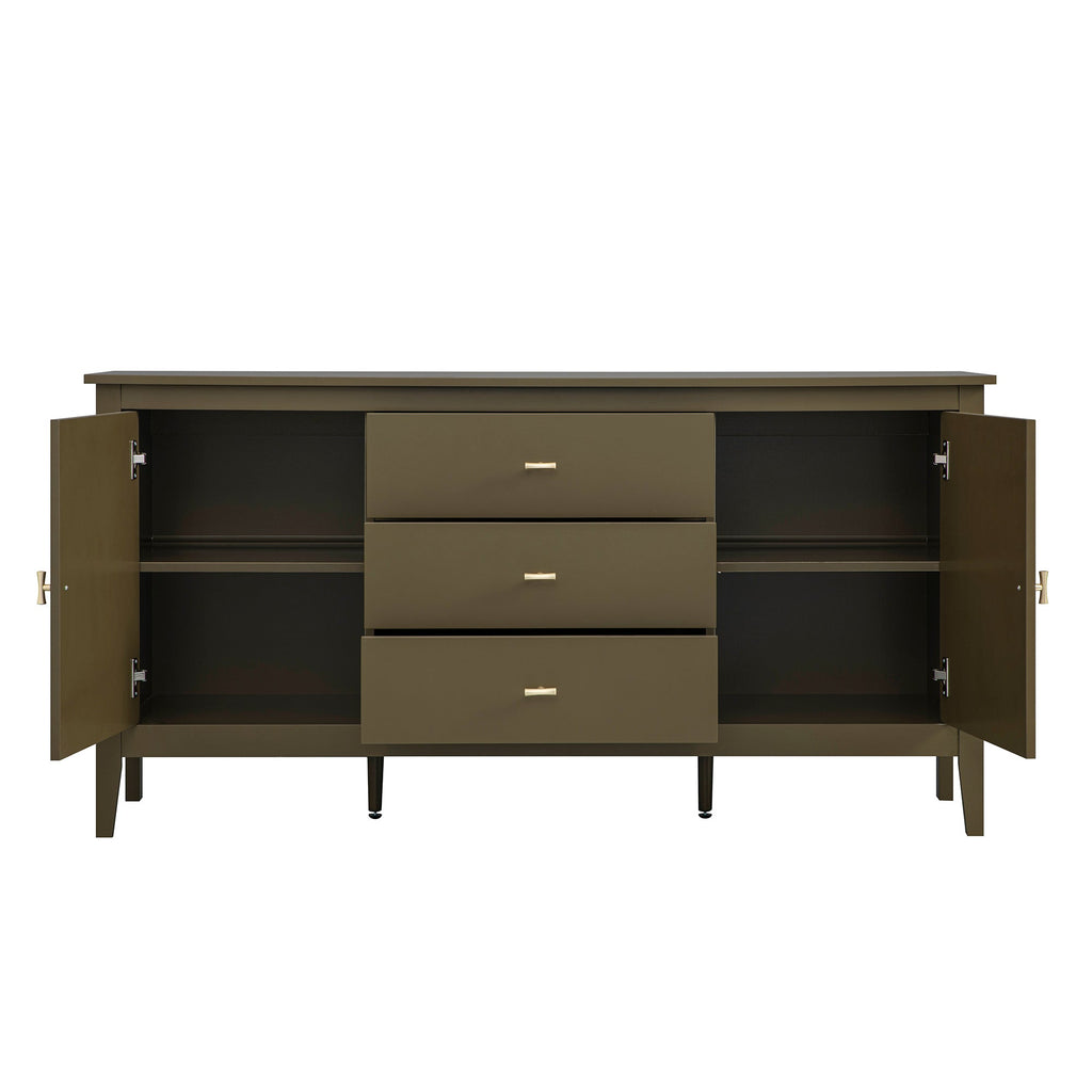 Oakham Wide Sideboard with Drawers, Olive Grove
