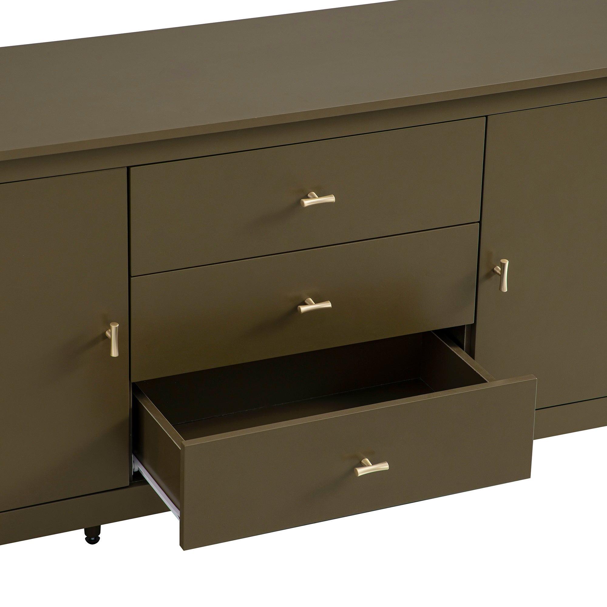 Oakham Wide Sideboard with Drawers, Olive Grove