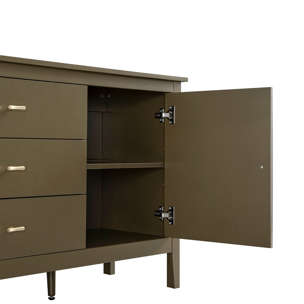 Oakham Wide Sideboard with Drawers, Olive Grove