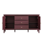 Oakham Wide Sideboard with Drawers, Wild Cherry