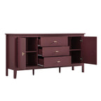 Oakham Wide Sideboard with Drawers, Wild Cherry