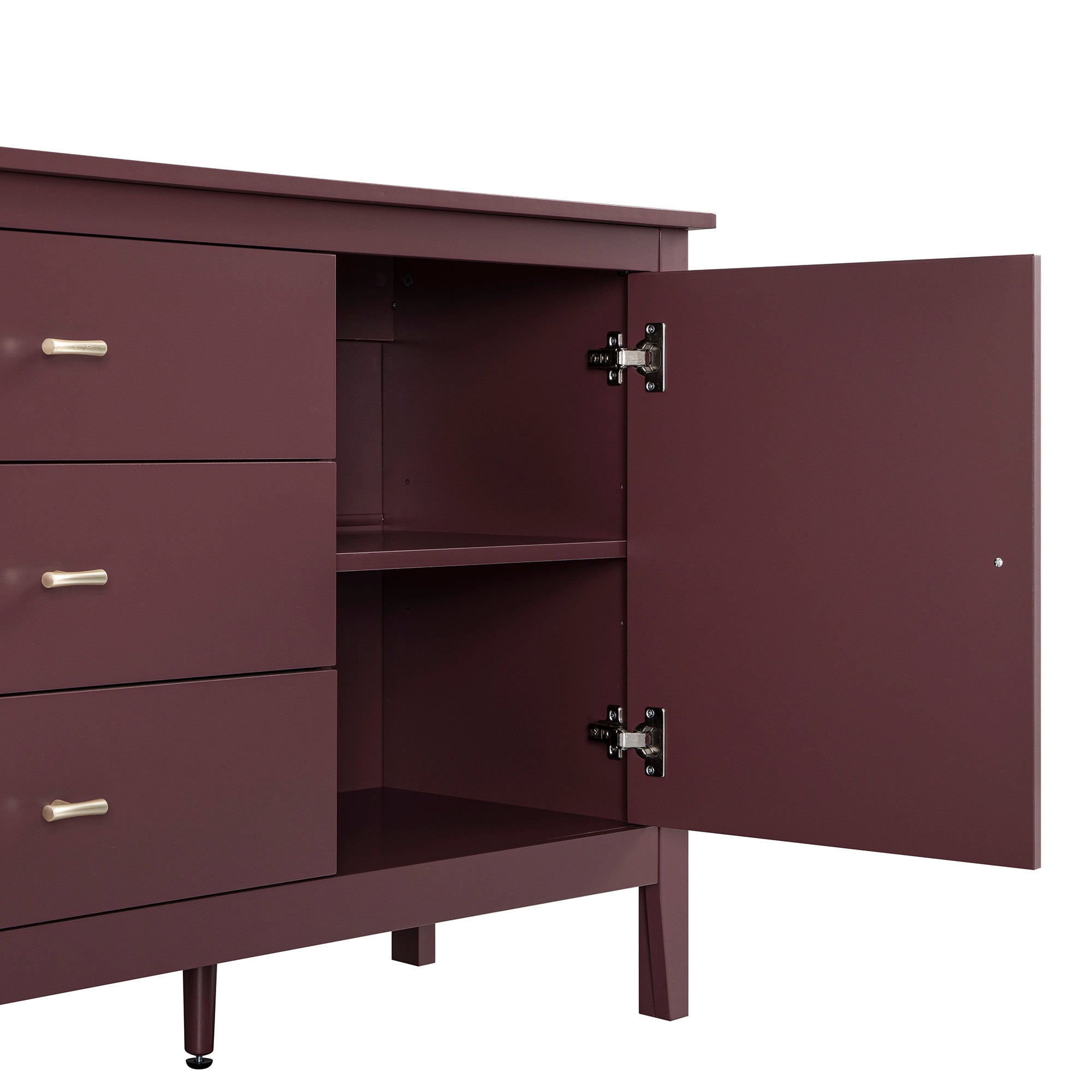 Oakham Wide Sideboard with Drawers, Wild Cherry