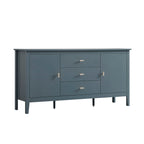 Oakham Wide Sideboard with Drawers, Stormy Blue