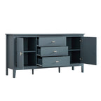 Oakham Wide Sideboard with Drawers, Stormy Blue