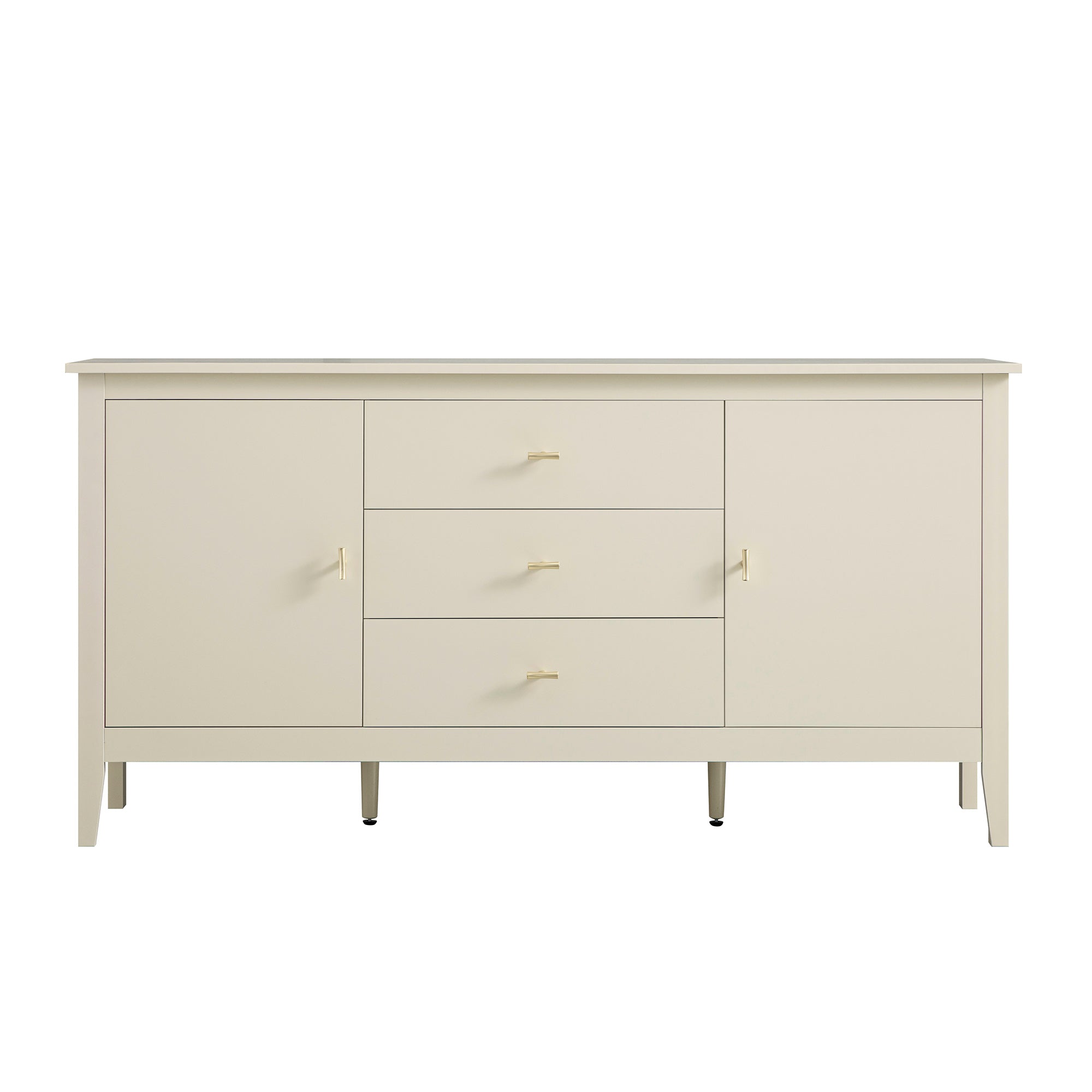 Oakham Wide Sideboard with Drawers, Shaded White
