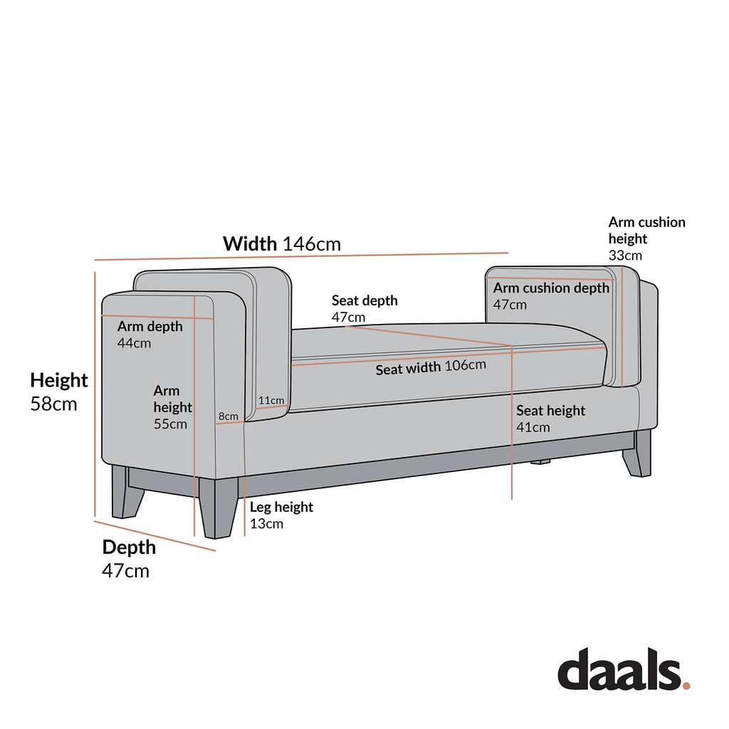 Dipley Oatmeal Woven Fabric Upholstered Bench