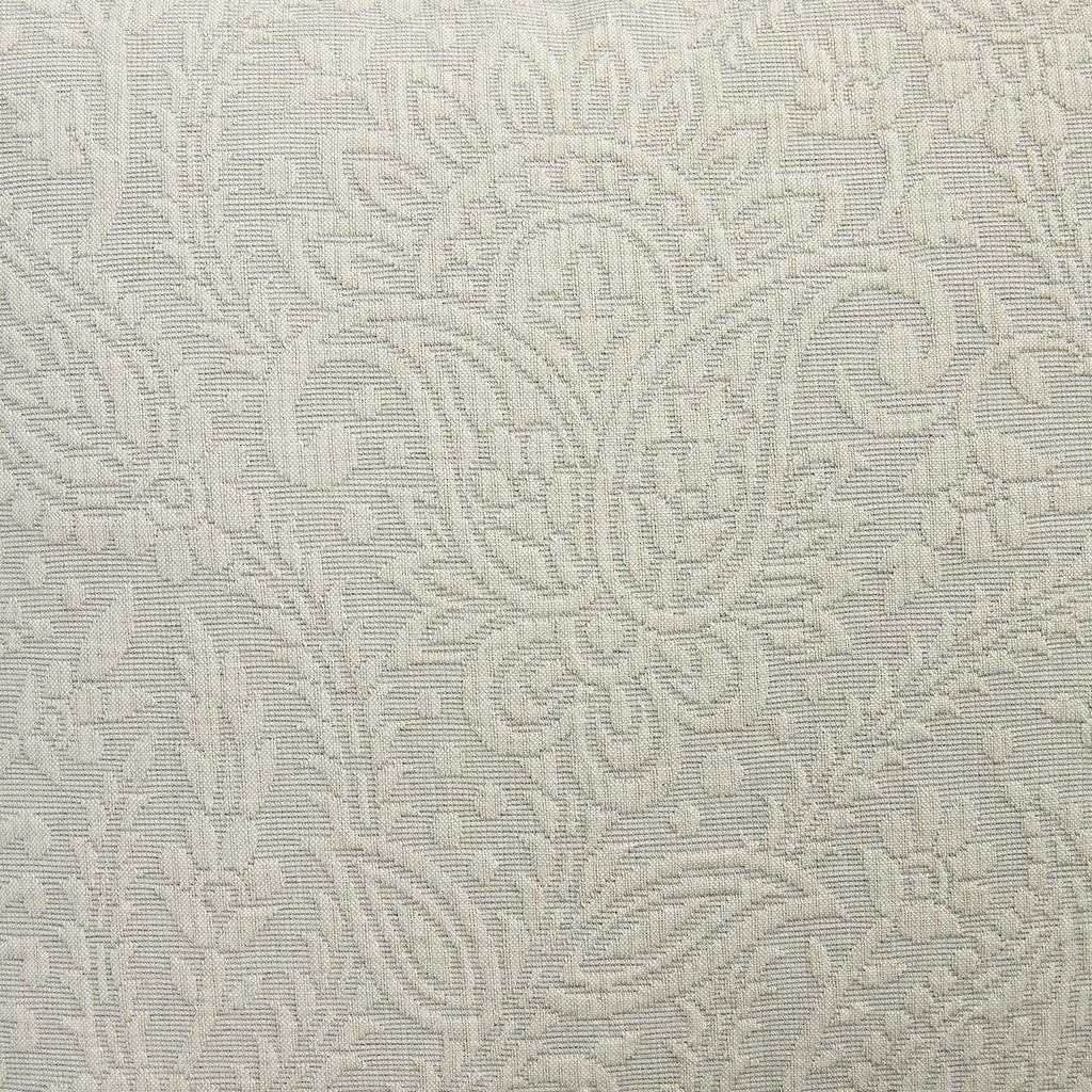 Madeleine Grey Paisley Jacquard Cotton Cushion