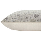 Penelope Grey Ditsy Floral Jacquard Cotton Cushion