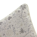 Penelope Grey Ditsy Floral Jacquard Cotton Cushion