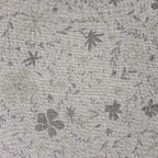 Penelope Grey Ditsy Floral Jacquard Cotton Cushion