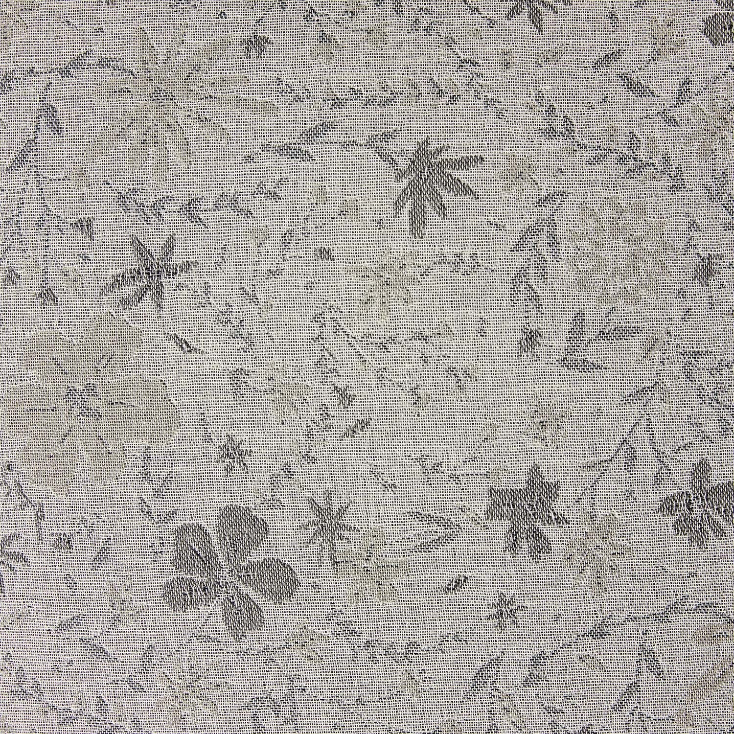 Penelope Grey Ditsy Floral Jacquard Cotton Cushion