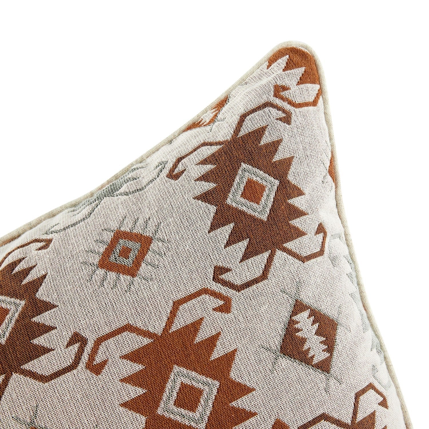 Zaniyah Aztec Jacquard Cotton Cushion