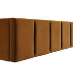 Hana Ottoman Storage Bed, Cinnamon Velvet