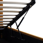 Hana Ottoman Storage Bed, Cinnamon Velvet