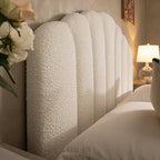 Hana Ottoman Storage Bed, Ecru Boucle