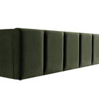 Hana Ottoman Storage Bed, Moss Green Velvet