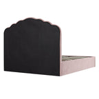 Hana Ottoman Storage Bed, Petal Pink Chenille