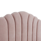 Hana Ottoman Storage Bed, Petal Pink Chenille