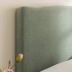 Chilworth Upholstered Ottoman Storage Bed, Water Green Chenille