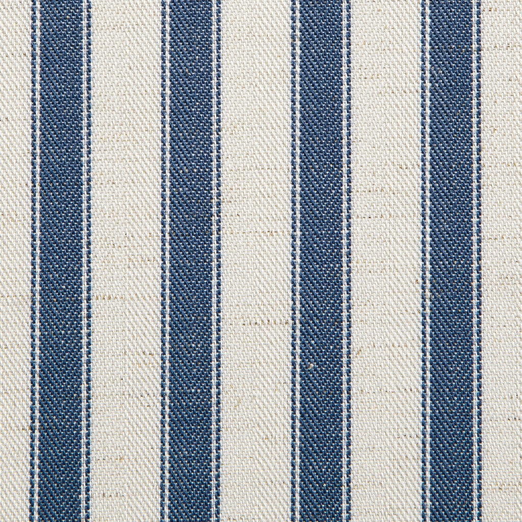 Chilworth Upholstered Ottoman Storage Bed, Blue Stripe Linen Blend