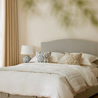 Chilworth Upholstered Ottoman Storage Bed, Blue Stripe Linen Blend