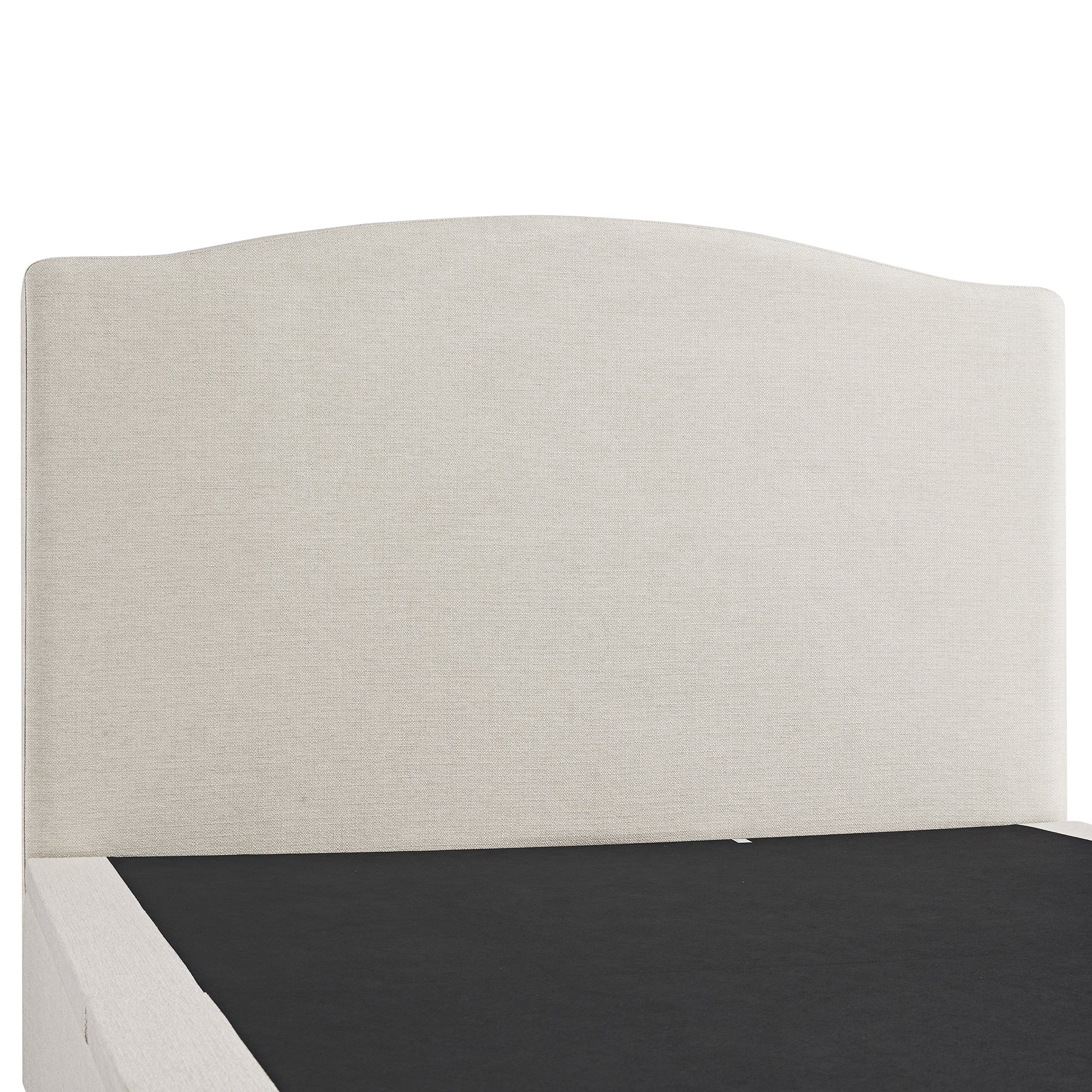 Chilworth Upholstered Ottoman Storage Bed, Ivory Weave Fabric