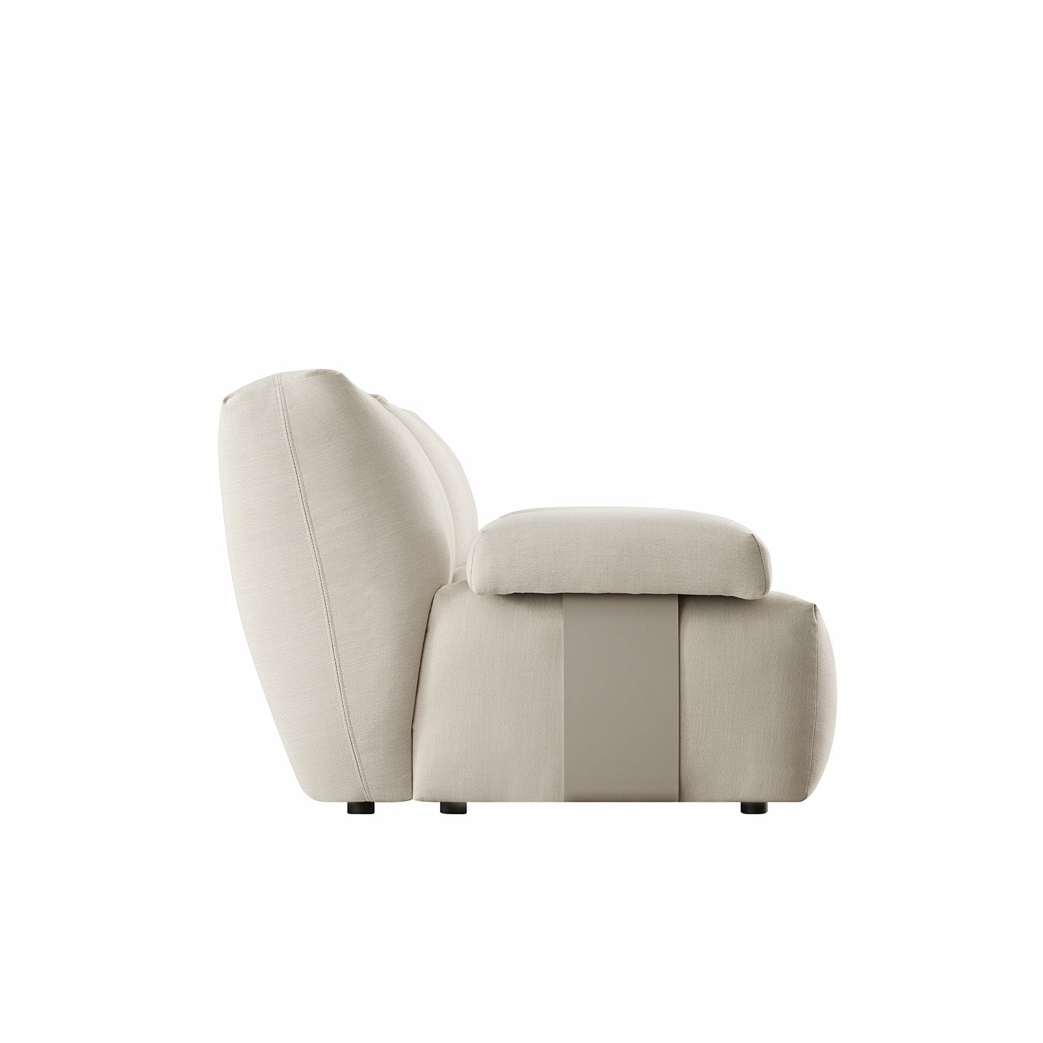 Carlyle Beige Cotton Blend Modular Sofa, 2-Piece