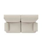 Carlyle Beige Cotton Blend Modular Sofa, 2-Piece