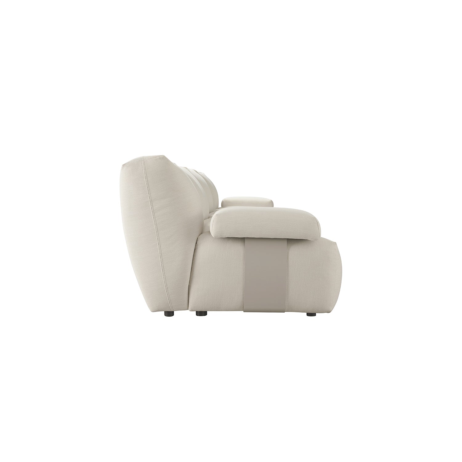 Carlyle Beige Cotton Blend Modular Sofa, 4-Piece