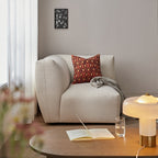 Carlyle Beige Cotton Blend Modular Sofa, Corner Seat