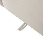 Carlyle Beige Cotton Blend Modular Sofa, Corner Seat