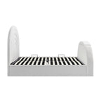 Archer White Boucle Ottoman TV Bed