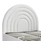 Archer White Boucle Ottoman TV Bed