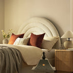 Archer White Boucle Ottoman TV Bed