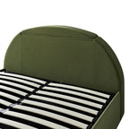 Archer Moss Green Velvet Ottoman TV Bed
