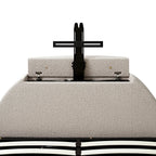 Archer Taupe Boucle Ottoman TV Bed