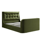 Hadley Moss Green Velvet Ottoman TV Bed