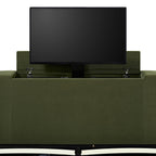 Hadley Moss Green Velvet Ottoman TV Bed