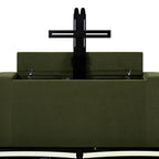 Hadley Moss Green Velvet Ottoman TV Bed