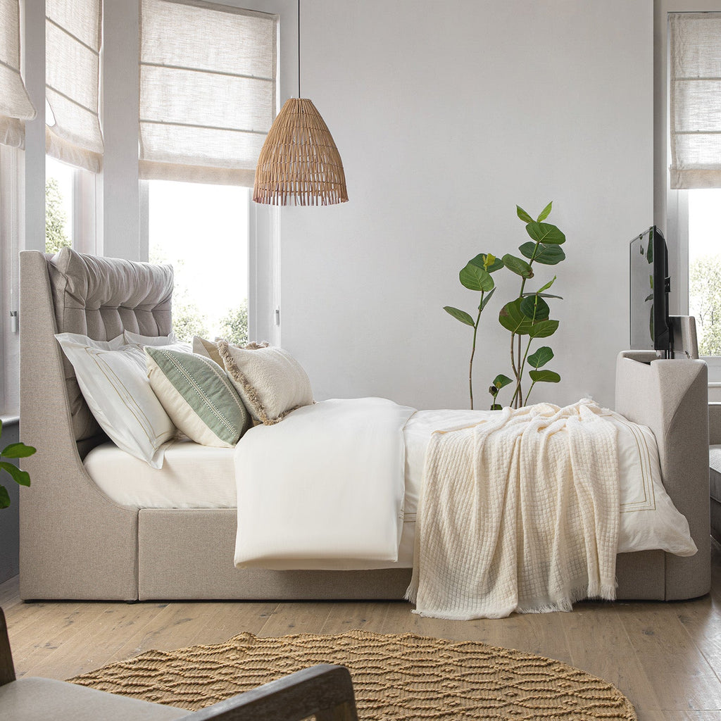 Hadley Stone Fabric Ottoman TV Bed