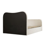 Egerie Curved Headboard Beige Boucle Ottoman TV Bed