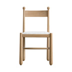 Tama Dining Chair, Ecru Boucle | Natural Oak Frame